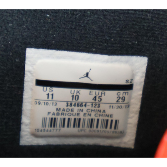 Air Jordan 6 Retro Shoes Mens Size 11 OG 384664-123 Basketball Sneakers - Picture 9 of 13